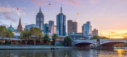 Melbourne City Skyline — Wearable Technology - Mollii Exopulse